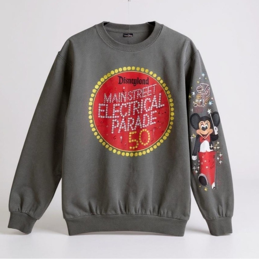 Main Street Electrical Parade Disney Sweatshirt Pullover Lights Adult Small New